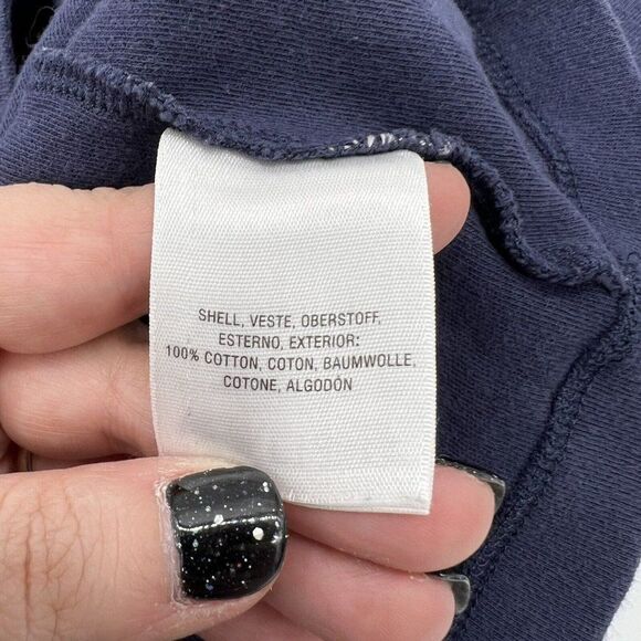 Anthropologie Postage Stamp Blue floral top size small - Picture 3 of 3